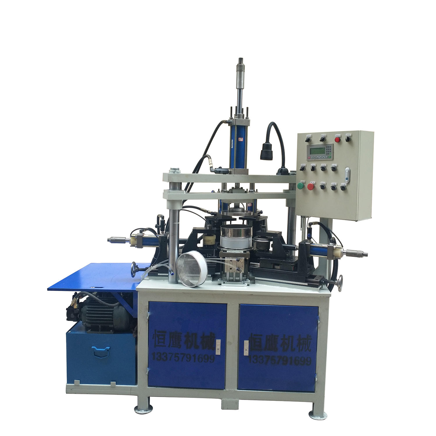 网篮成型卷边机