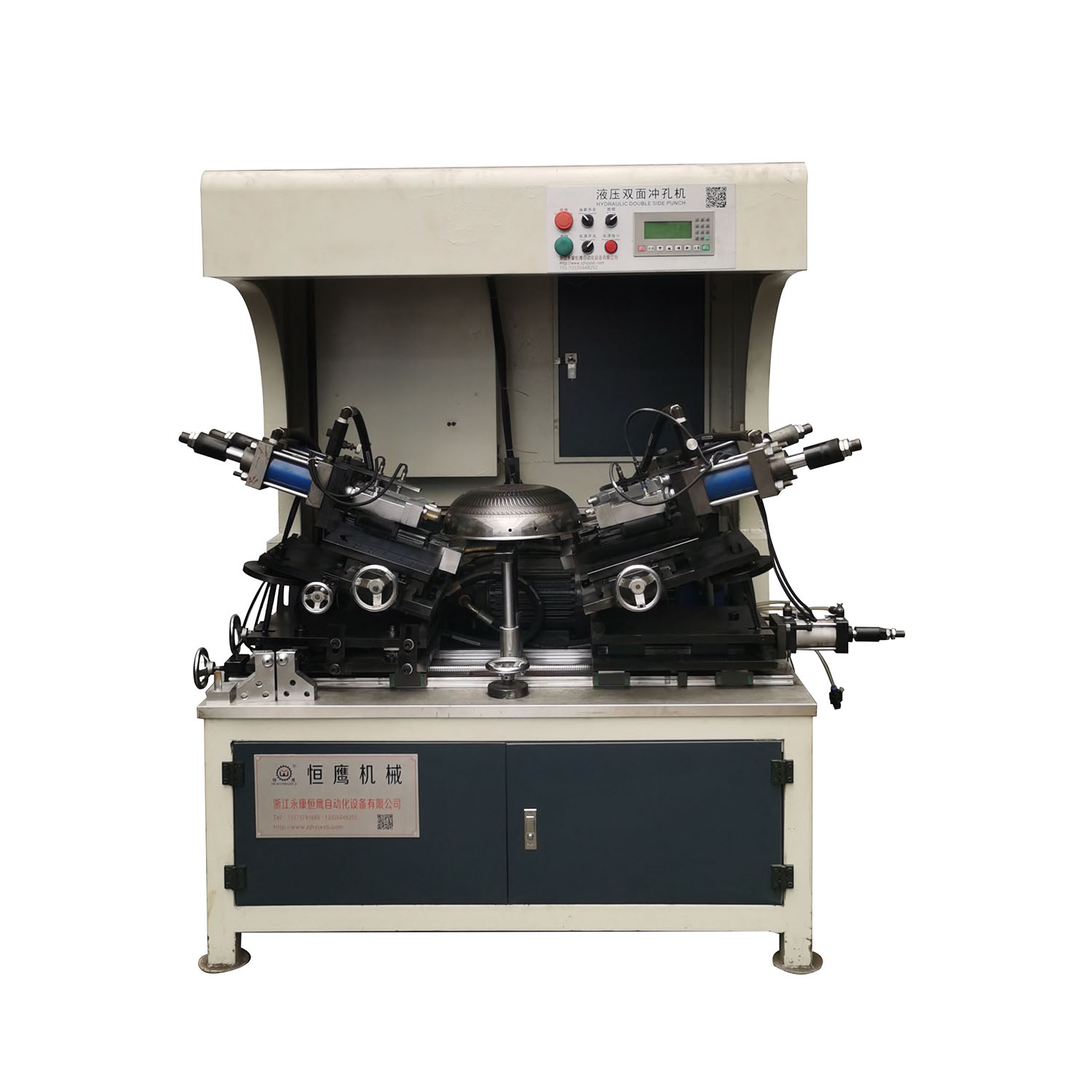 双面四缸冲孔设备